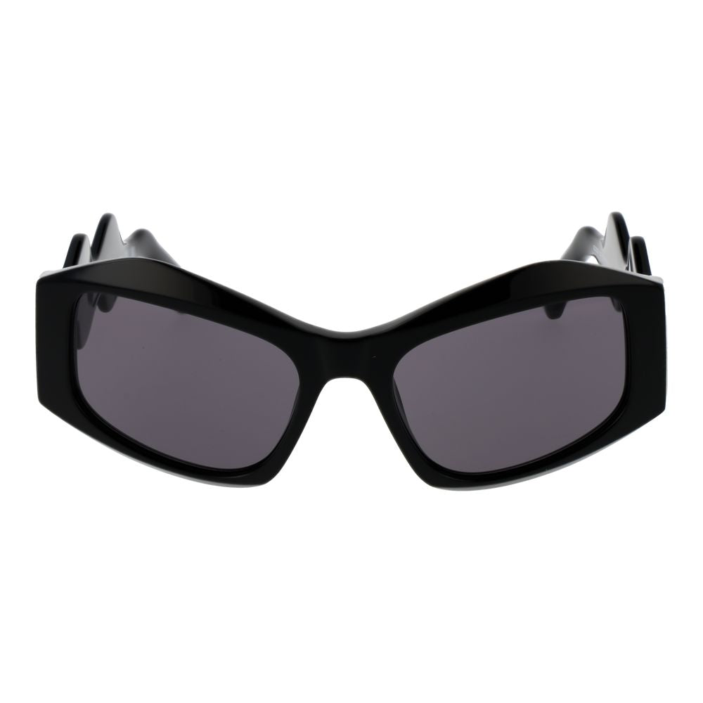 GCDS Black Acetate Sunglasses
