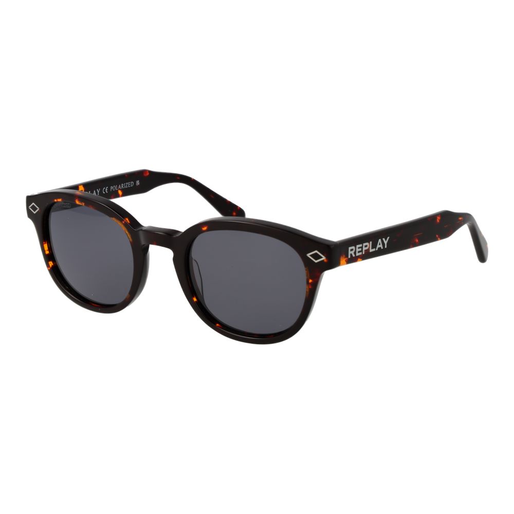 Replay Brown Acetate Sunglasses
