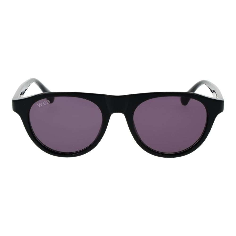 Web Black Plastic Sunglasses