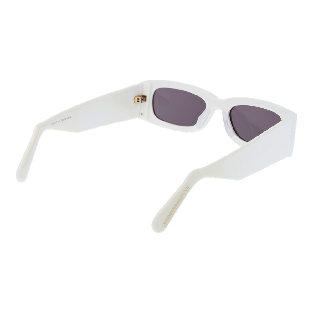 GCDS White Plastic Sunglasses