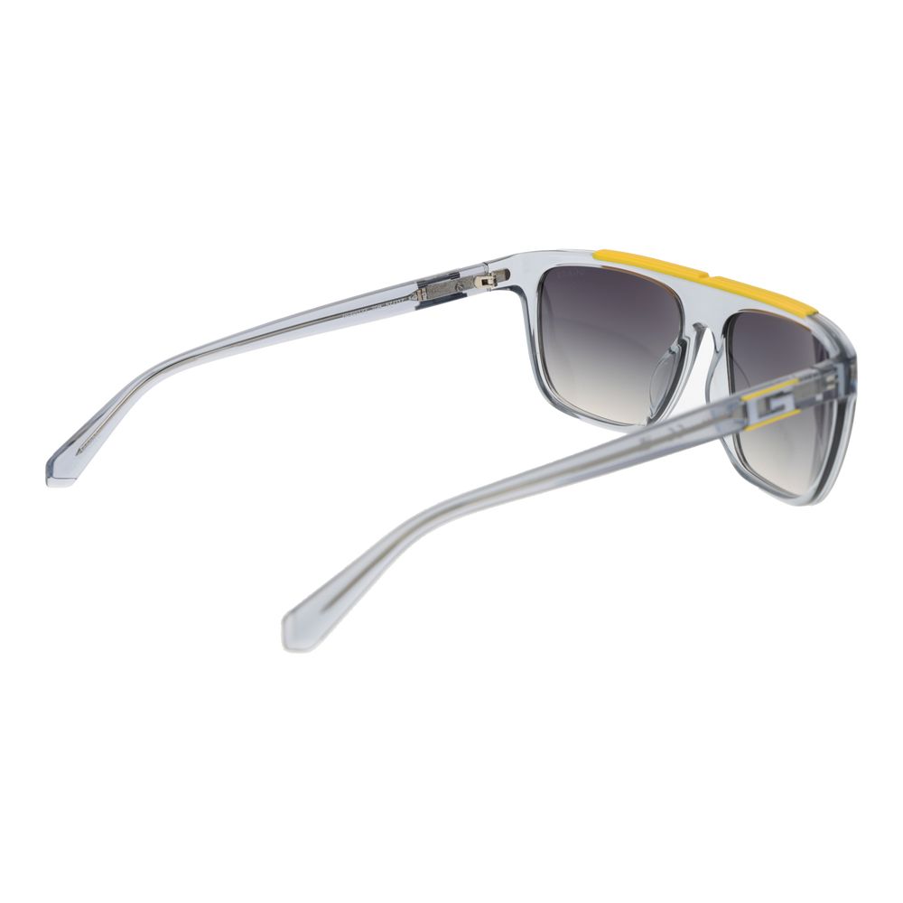 Guess Gray Stainless Steel Sunglasses